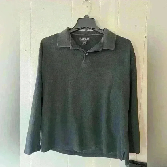 Bogari Studios Mens Size XL Faded Black Long Sleeve Pullover Sweater - Picture 1 of 3